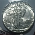 1942-D Walking Liberty Half Dollar 90% Silver Coin UNC BU Rare GEM WW2 ERA US