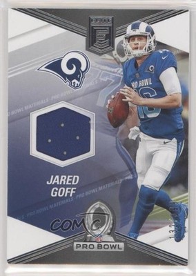 2019 Panini Donruss Elite Pro Bowl Materials 132/199 Jared Goff #PB-10 3l1