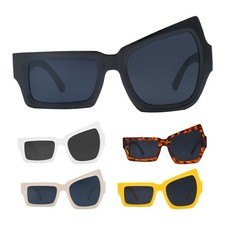 Eyebrow-Raising Sunglasses Protection Funny Irregular Sun Glasses