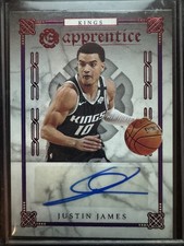 Justin James 2019-20 Panini Chronicles - Apprentice Signatures #AP-JJA Red