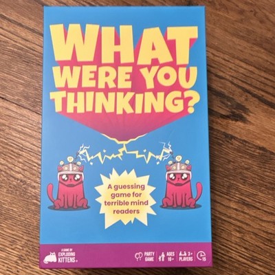 Exploding Kittens What Were You Thinking? Party Game Ages 10+ 3+ Players