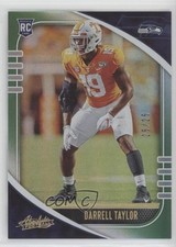 2020 Panini Absolute Rookie Spectrum Green 25/25 Darrell Taylor #126 0l1