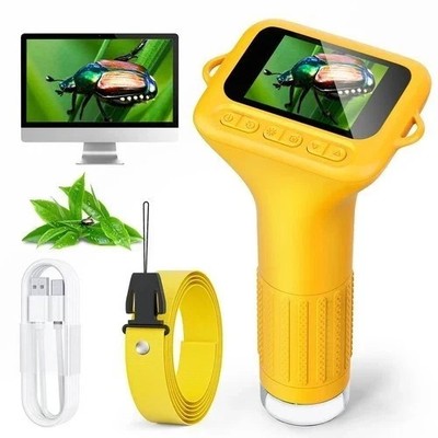 Digital Microscope for Kids, 1000X HD Handheld Science Toy, Ages 4-12