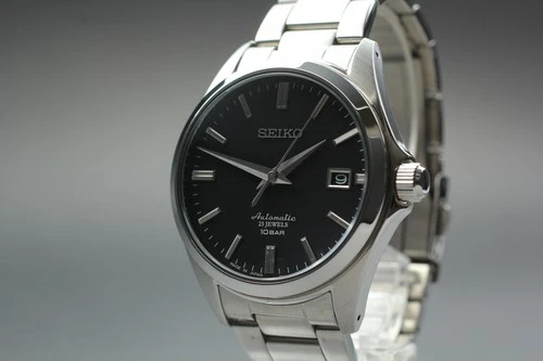 [MINT]  Vintage SEIKO 4R35-03X0 Automatic Black Dial Men's Watch From JAPAN