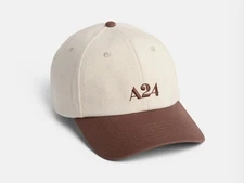 A24 Fall Logo Hat 2025 Beige / Brown / White / Cream
