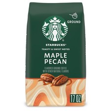 Starbucks Ground Coffee, Flavored Hot or Iced 17 Ounce Pack of 1
