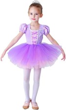 Dressy Daisy Ballerina Outfits Princess Ballet Tutu Dress 2-3T, Purple