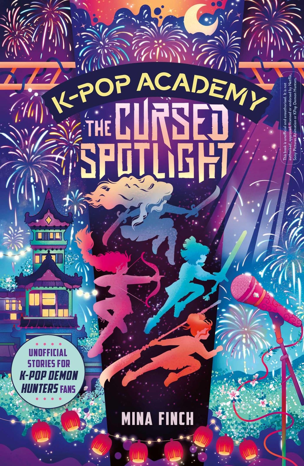 K-Pop Academy: The Cursed Spotlight Book 2 Paperback Mina Finch Softcover Novel - Image 3