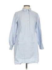 H By Halston Women Blue Casual Dress XS