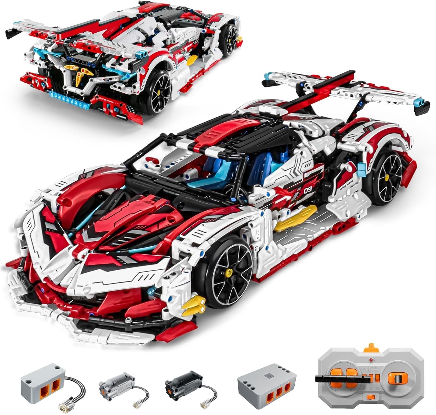 Building Kits - With Easy Drifting Wheels, Remote Control Fu