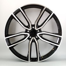 22"x9  997  blk pol  alloy wheels mercedes GL GLC GLE GLS EQE EQS ML tyres