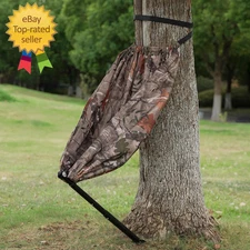 Camo Tree Chair Hammock Seat Hunting Chair Portable and Light Weight Camping Sto