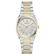 Bulova 98L323 Two Tone Stainless Steel Quartz Ladies Watch