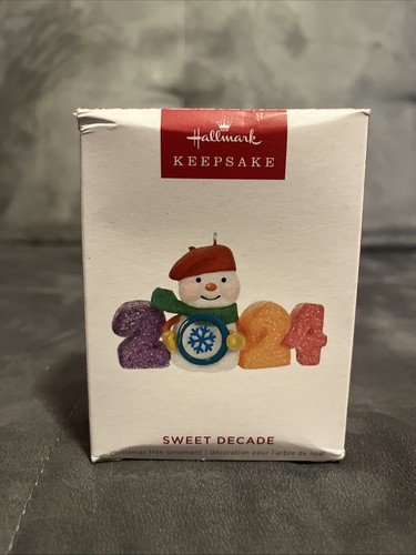 *Damaged Box Hallmark Keepsake 2024 Sweet Decade Christmas Tree Ornament