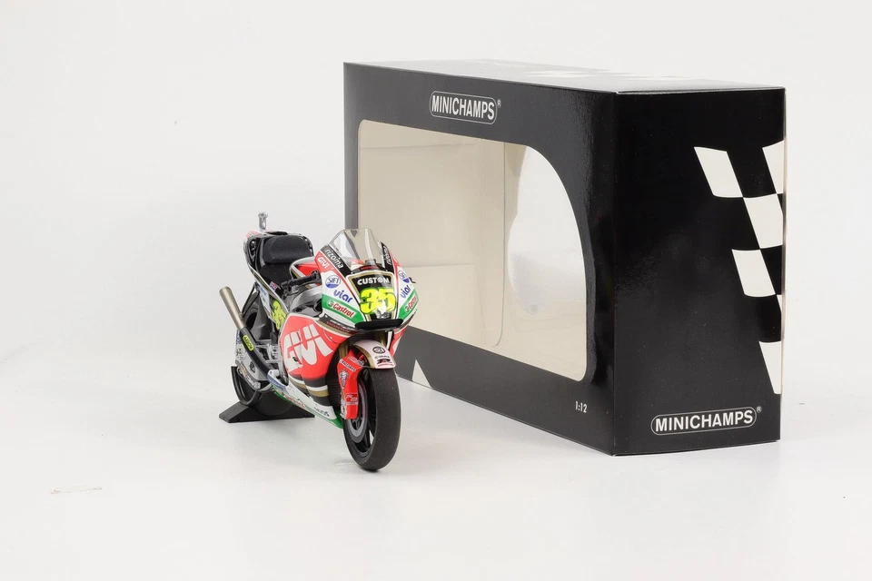 1:12 Honda RC213V Moto Cal Crutchlow Team MotoGP 2017 Minichamps - Immagine 4 di 4