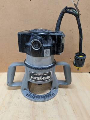 #ad Porter Cable Model 5182 Type 3 3 HP 10 24K rpm variable speed Runs For Parts $49.99