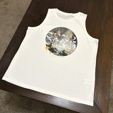 Spiritual Gangster Star Child Tank Top White Size Medium