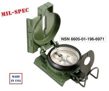 Cammenga Model 3H Tritium Lensatic Compass Olive Drab Northern Hemisphere