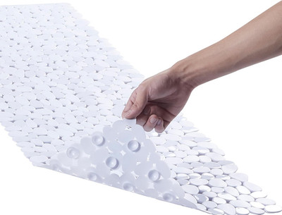Bath Shower Mat Non Slip: Extra Large Pebble Bathtub Mat for Kids, Elderly, anti