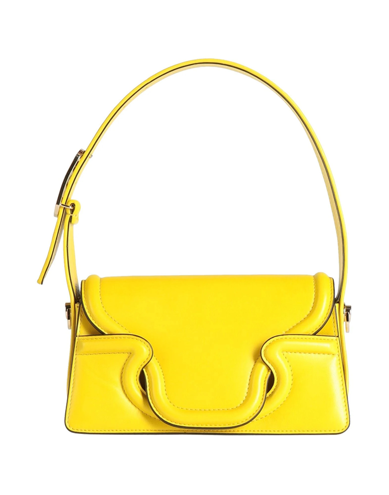 Valentino Garavani - Women - Leather Flap bag - Yellow 541590₽