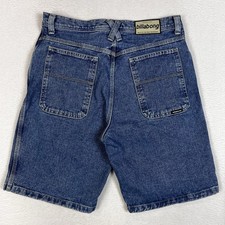 Billabong Wide Leg Jnco Style Skater Surf Y2k Vintage Denim Jean Shorts Sz 34