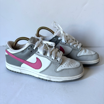 Nike Dunk Low Top 2004 Women's Size 7 Pink Gray White Sneakers
