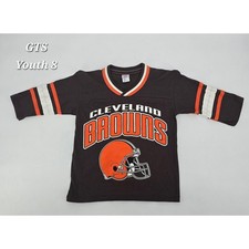 Vintage Cleveland Browns Kids Jersey Tee Size 8 Small Made in USA