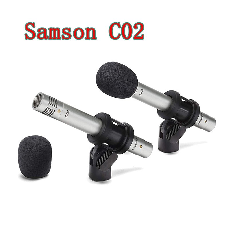 SAMSON ( サムソン ) / C02（オマケ付き） Samson C02 Pencil Condenser Mic Overhead Drum Microphone(Pair) | eBay