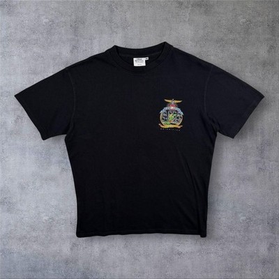 Weird Fish ''Cod Jovi'' Parodie Zauber Grafik schwarz Baumwolle T-Shirt Medium