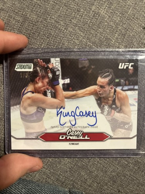 #ad #ad 2025 Topps UFC signed 1 5 Casey O’Neill $150.00
