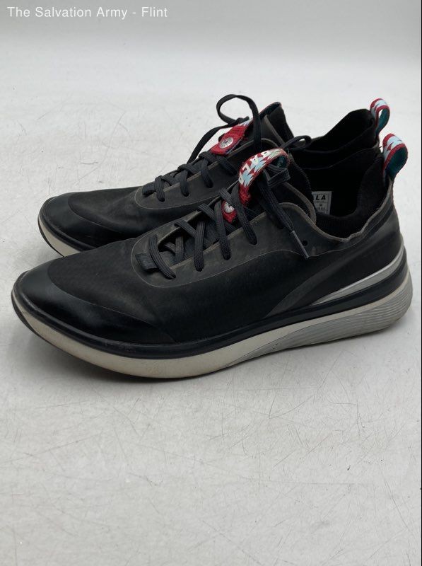 Bala Unisex Adults Twelves Black Lace Up Low Top Sneaker Shoes Size W10 M8.5