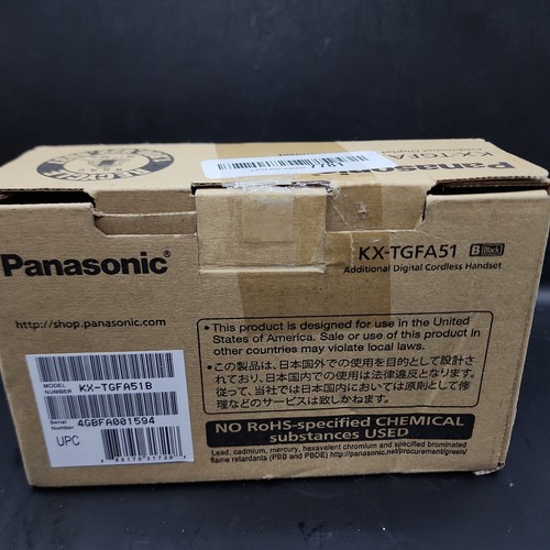 Panasonic KX-TGDA51M Digital Cordless Handset - Black - Picture 2 of 2