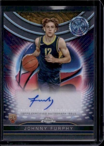 2024-25 Topps Chrome #TCRA-JF Johnny Furphy Auto Issue Rookies