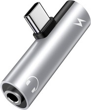 USB C to 3.5mm Headphone and Charger Adapter for iPhone 17 Pro Max Air 16 15 Pro