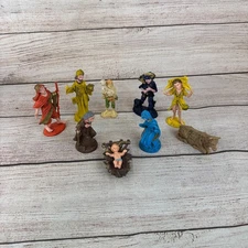 Vintage Italian Nativity Christmas Manger Scene Figures - MAJOR DAMAGE