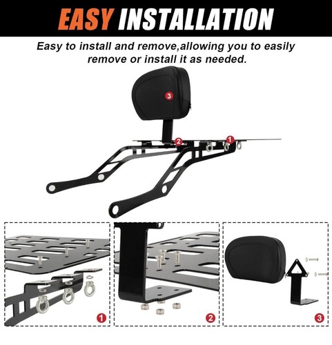 Portaequipajes maletero + respaldo pasajero para Can-Am Spyder F3 F3-S F3-T 2015-2025 - Imagen 6 de 6
