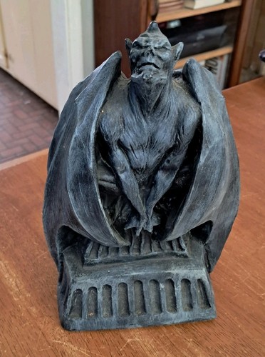 Vintage 1996 Gargoyle Blow Mold The Paper Magic Group Halloween Decor Goth Magic