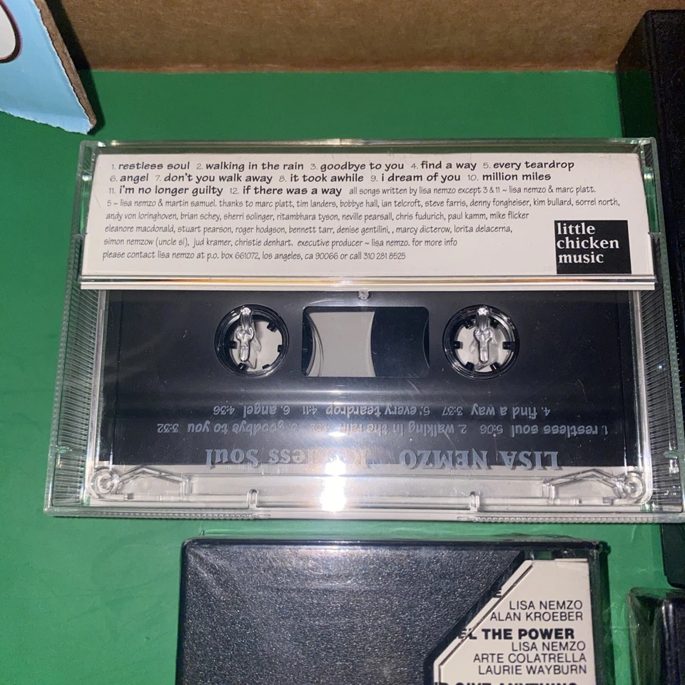 4 Rare (2 Sealed) Lisa Nemzo Cassette Tapes One (1985) & Restless Soul (1995) - Image 3 of 4