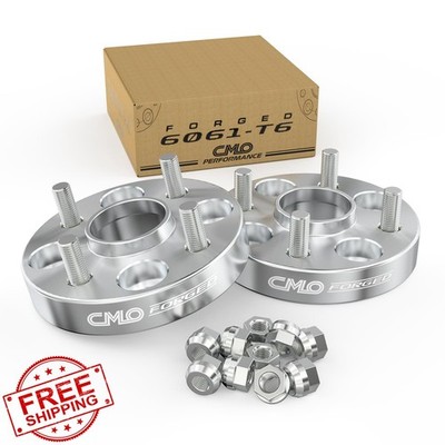 Customadeonly Wheel Spacers 25mm Silver 2Pcs