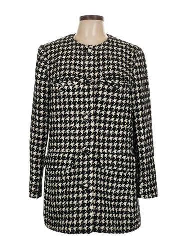 NWT & Other Stories Houndstooth Tweed Jacket Wool Blend US 12