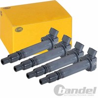 4X Hella ZÜNdspule, 4 Polig FüR Toyota Celica Corolla 1.8 16V Ts/ Vvtl-I TS