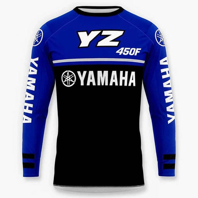 #ad #ad Yamaha New MXGP Super Motocross Racing Jersey Men And Women Oversized Breathable $35.99