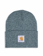 Image of NWT Carhartt A18 Knit Cuffed Beanie One Size Patch Logo Adult Unisex Green