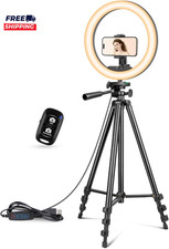 12 Inch Ring Light with Stand Selfie Ring Light with 50 Extendable Tripod Stand