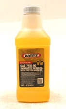 NEW OEM Wynn's SAE 75W-90 Synthetic Gear Oil w/ Friction Modifier 1 Quart 711632