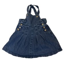 Chaps Denim Cross Strap Dress