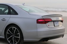 Painted Gloss Black Audi A4 S4 8W2, B9 Sport S line Boot lip Spoiler UK Seller 