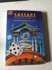 Caesars World Of Gambling Philips CD-I Game 1990 Compact Disc Long Case Vintage