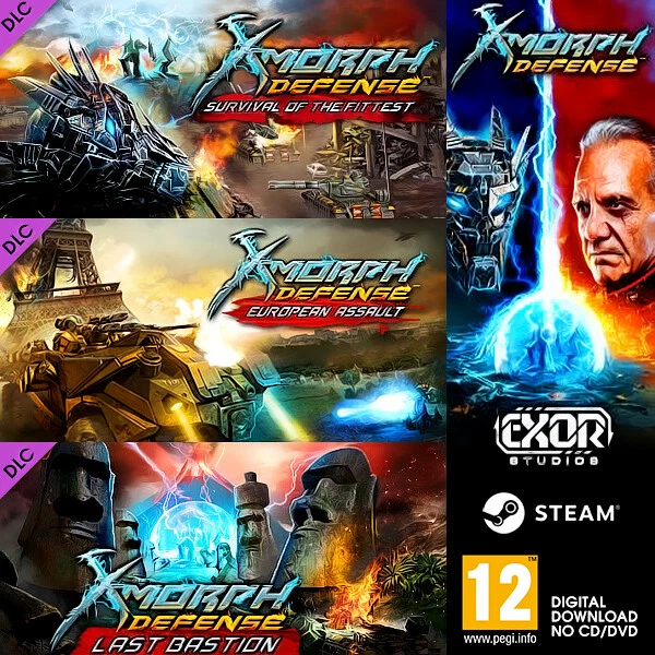 X-Morph: Defense + 3 DLCs Steam Key PC (GLOBAL) Region Free (No CD.
