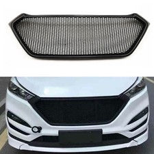 1x Matte Black Front Grill Grille For Hyundai Tucson 2015 2016-2018 Fiberglass
